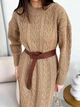 Платье вязаное миди женское ARTKNIT Оливия One Size Карамель (4823093454958) - изображение 6