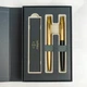 Набор Parker Jotter 17 XL Monochrome Gold GT BP + Matt Black and Gold GT BP 2 шариковые ручки (13 002 - изображение 4