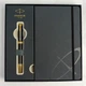 Набір Parker Ingenuity Black Lacquer GT BP кулькова ручка + блокнот (60 032b24) - зображення 5