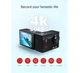 Видеокамера HD 4K, в наборе 2 батареи, кейс для подводной съемки Victure AC800 Русифицированное меню (без карты памяти) - изображение 5