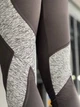 Спортивные лосины для фитнеса Dionafit черные с вставками серого размер XL - изображение 6