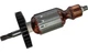 Якорь VJ Parts перфоратора для Makita HR2470, Ритм ПЭ-1050 (165*35 6-з право) арт.як274 - изображение 1