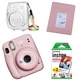 Набор Камера моментальной печати Fujifilm Instax Mini 11 Blush Pink / Чехол прозрачный / Фотобумагой на 20 снимков / Фотоальбом розовый на 64 снимка - изображение 1