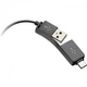 Bluetooth-гарнітура стерео Poly Encore Pro 525-M USB-A (783R2AA) - зображення 4