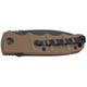 Ніж складаний Boker Plus AKS-74 Brown Dagger Smokewash замок Button Lock 01KALS89 - зображення 3