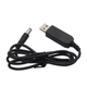 Кабель перехідник USB - 5.5x2.1мм 1м, 5-9В для живлення роутера модему (PE5U45) - зображення 6