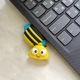 USB флеш пам'ять 64 Гб флешка фігурка Бджілка Flash накопичувач жовта - зображення 4