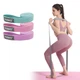 Набор резинок для фитнеса AOLIKES RB-3607 3шт Green+Pink+Violet - изображение 2