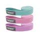 Набор резинок для фитнеса AOLIKES RB-3607 3шт Green+Pink+Violet - изображение 6