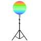 Круглая светодиодная лампа 45см RGB-LED Fill Light GS-450 цветная с пультом и штативом 2м для фото и видео - изображение 3