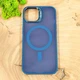Чехол Baseus Smoke case Magsafe with Metal Stand для iPhone 11 Dark Blue - изображение 1