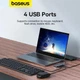 USB хаб Baseus BS-OH080 на 4 порта USB 3.0 Silver - изображение 13