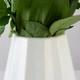 Ваза для цветов MBM HOME пластиковая 20 см DH-FLOWERS-07 WHITE Белая - изображение 6