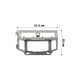 Переходная рамка 9" Lesko Toyota Avalon 3 2005-2010 (7659) Тойота Авалон - изображение 3
