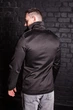 Чоловіча куртка чорна приталена R.A. 1315-XL - зображення 5