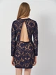 Сукня коротка осіння жіноча H&M 0560564 38 Синя (KZ2000001254912_KAY2000001254912) - зображення 3