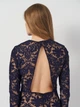 Сукня коротка осіння жіноча H&M 0560564 38 Синя (KZ2000001254912_KAY2000001254912) - зображення 4
