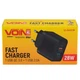 Сетевое зарядное устройство VOIN 28W, 2 USB, QC3.0 (Port 1-5V*3A/9V*2A/12V*1.5A. Port 2-5V2A) - изображение 2