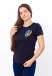 Футболка жіноча "Україна" Носи своє 42 Синій (p-7817-151009) - изображение 2