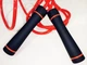 Скакалка посилена для кросфіту BAX 3 m 151234 Black-red - зображення 5