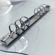 Прозора обкладинка Make Sense Silver A5 зі срібними кільцями 2,5 см - зображення 4