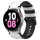 Ремешок 20мм кожа-силикон Samsung Galaxy Watch 4 | 5 | 6 | 7 BeWatch Белый (1gw0101) - изображение 1