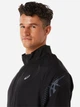 Спортивная ветровка мужская ASICS Icon Jacket 2011C733-001 M Черная (4550456327009) - изображение 5