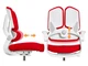 Дитяче крісло Mealux Trident Red (арт.Y-617 KR) Червоний - зображення 10