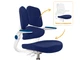 Дитяче крісло Mealux Trident Dark Blue (арт. Y-617 DB) Темно-синій - изображение 13
