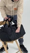Спортивная сумка с карманом для обуви ткань оксворд 35L Black на 3 отделения - изображение 2