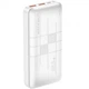 Додаткова батарея Power Bank XO PR189 PD20W+QC22.5W 30000 mAh (Білий) - зображення 1
