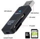 Картридер USB 3.0 5 Micro SD XC SDHC TF кардридер Card Reader (764117186) Белый - изображение 8