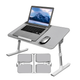 Столик ноутбука VHG AL33 600×330 Grey, Laptop Table - зображення 1