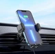 Автодержатель зажимной для телефона на дефлектор с беспроводной зарядкой 15W HOCO HWI Pro - изображение 2