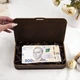 Подарочная коробка-конверт для денег на свадьбу с именной гравировкой для молодоженов, Темное дерево, WOODPRESENT - изображение 4