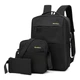 Рюкзак городской 3в1 Backpack 9018 дорожный комплект черный (5712CS566) - изображение 1