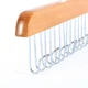 Багатофункціональна дерев'яна вішалка з 8 гачками Multi Hook Wooden бежевий - зображення 4