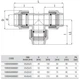 Трійник UNIDELTA 1005 Ø25 PN16 PP-B з УФ-захистом - изображение 2
