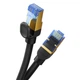 Патч-корд Baseus High Speed CAT7 10Gigabit Ethernet Cable (Braided Cable)10m Cluster Black - изображение 3