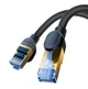 Патч-корд Baseus High Speed CAT7 10Gigabit Ethernet Cable (Braided Cable)5m Cluster Black - изображение 2