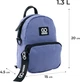 Міні рюкзак-сумка GoPack Teens 20x15x4.5 см фіолетовий (GO24-181XXS-3) - зображення 2