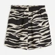 Шорты женские H&M 060993840_zebra M Черный/Бежевый (6666000291608) - изображение 3