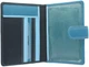 Обкладинка для паспорта шкіряна Visconti RB75 - Sumba (blue multi) - изображение 3