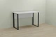 Компьютерный стол Ferrum-decor Курт 75x140x60 черный ДСП Белое 16мм - изображение 1