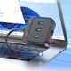 Розгалужувач хаб перехідник для ноутбука комп'ютера HOCO HBЗ5 HUB adapter TYPE-C to USB3.0+RJ45 Чорний - зображення 6