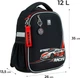 Рюкзак шкільний Kite Education каркасний Racing 35x26x13.5 см Чорний (K24-555S-5) - зображення 3