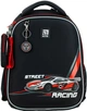 Рюкзак шкільний Kite Education каркасний Racing 35x26x13.5 см Чорний (K24-555S-5) - зображення 1