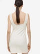 Платье короткое летнее женское H&M 061158698 XS Кремовое (6666000303479) - изображение 2