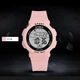 Спортивний електронний накучний жіночий годинник, SYNOKE (pink) - изображение 2