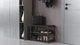 Банкетка универсальная Ferrum-decor Слайм 45x63x26 черный ДСП Венге 16мм (XK00006VE) - изображение 1